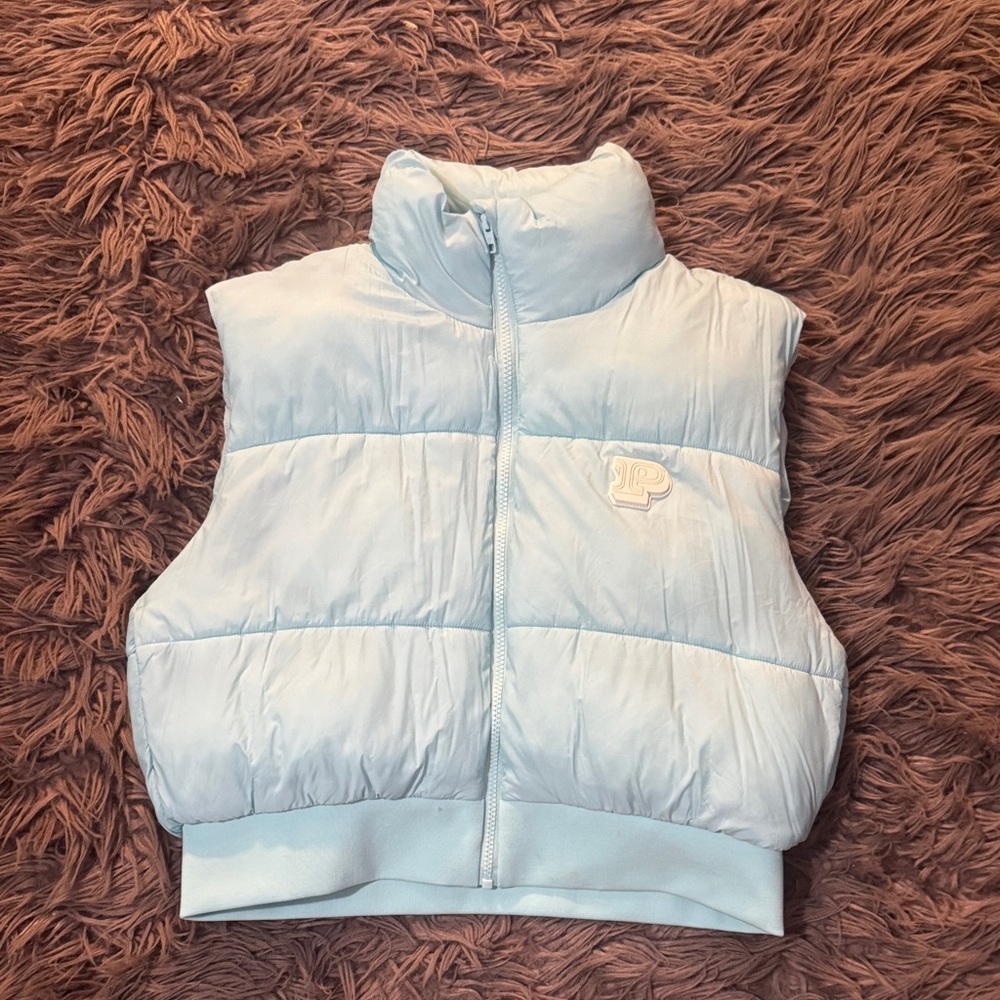 Victoria's Secret Sky Blue Quilted Vest